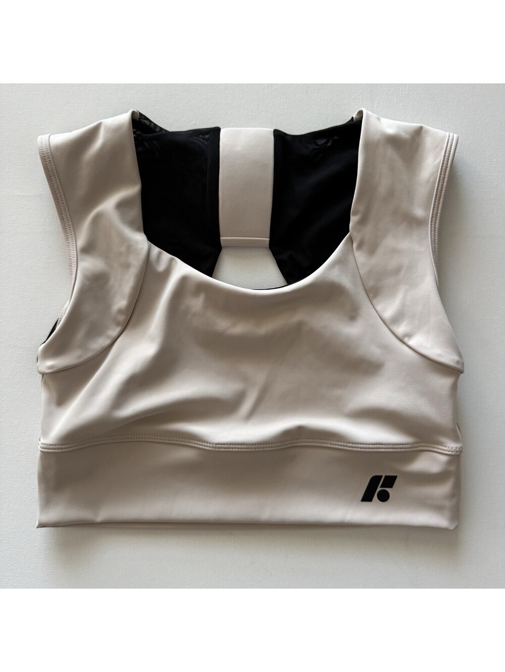Forme Power Bra Posture Correcting Sports Bra Nude Black Women’s Size L